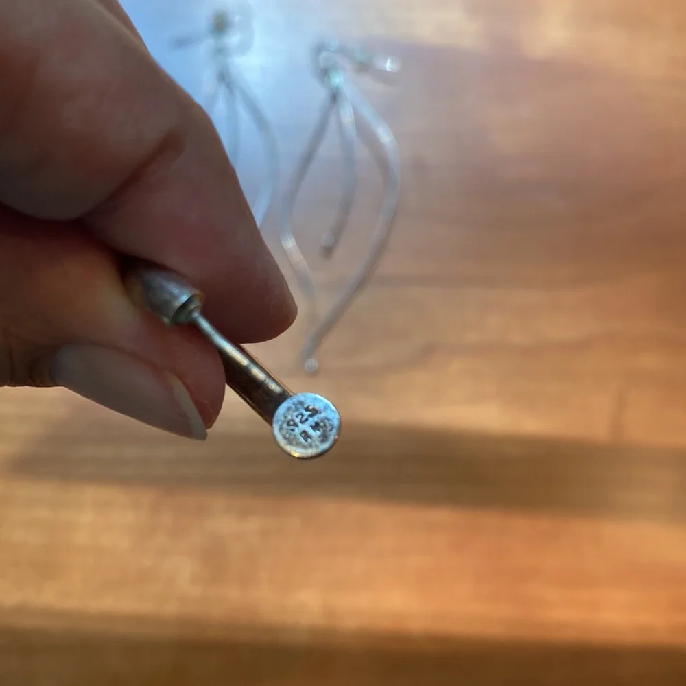 Sterling silver earrings